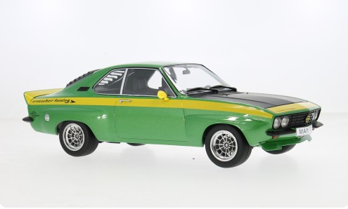 Opel Manta A Irnscher 1974 Groen/Geel - 1:18